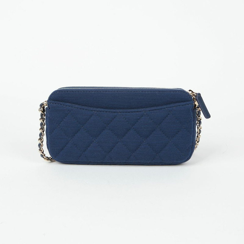 CHANEL A82527 雙拉鍊 WOC 肩斜背包-3