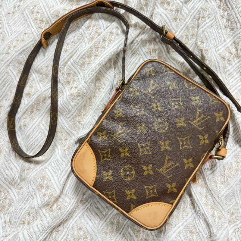 LV經典老花雙層相機包-1