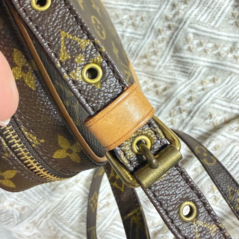 LV經典老花雙層相機包-3