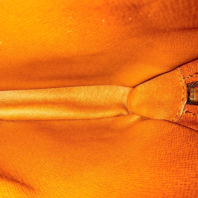 LV經典老花雙層相機包-9