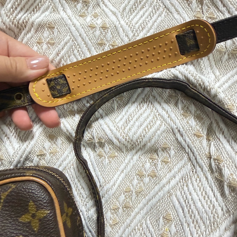 LV經典老花雙層相機包-18