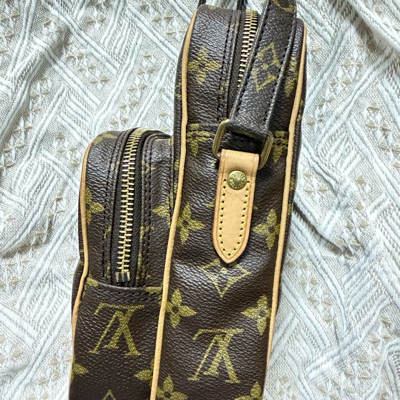 LV經典老花雙層相機包-25