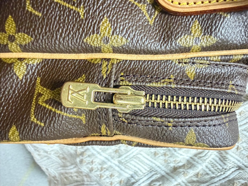 LV經典老花雙層相機包-28