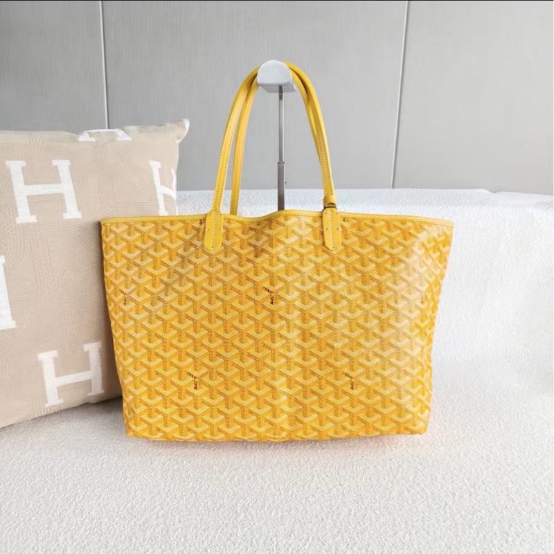 🈶購證99新🆕Goyard戈雅發財黃中號手提包托特包💰-8
