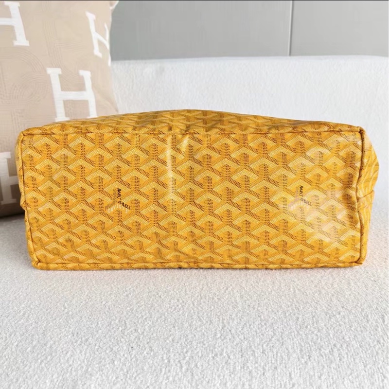 🈶購證99新🆕Goyard戈雅發財黃中號手提包托特包💰-11