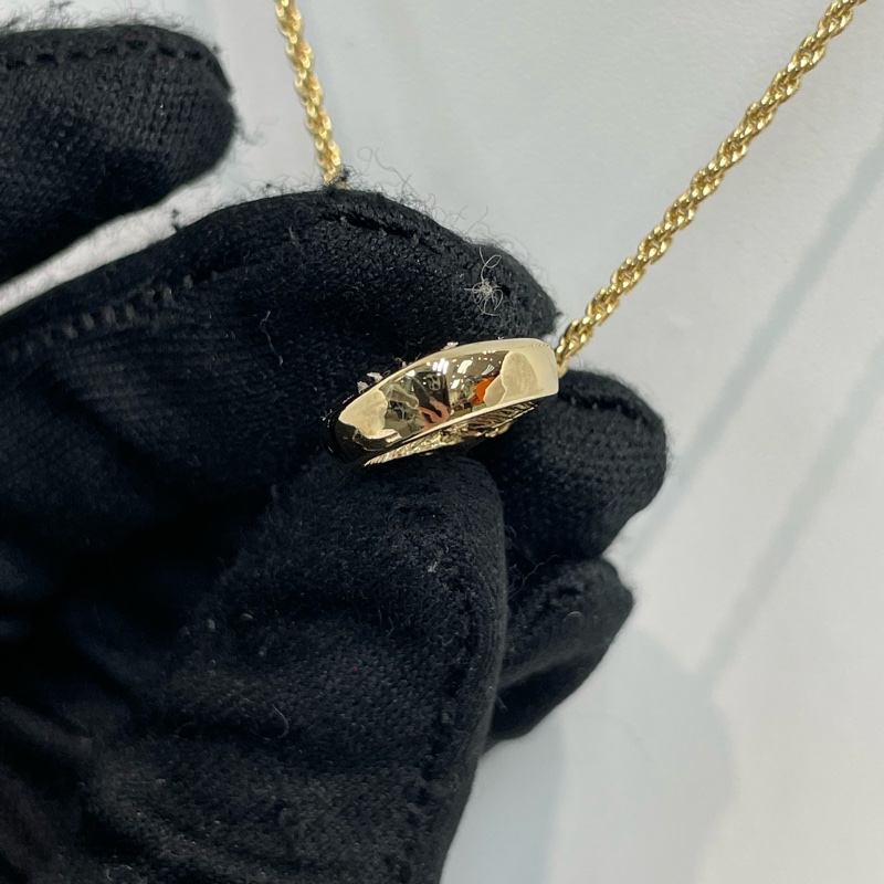 Dior 中古皇冠水鑽項鏈 I067-5