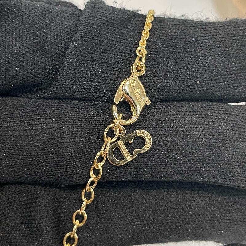 Dior 中古皇冠水鑽項鏈 I067-7