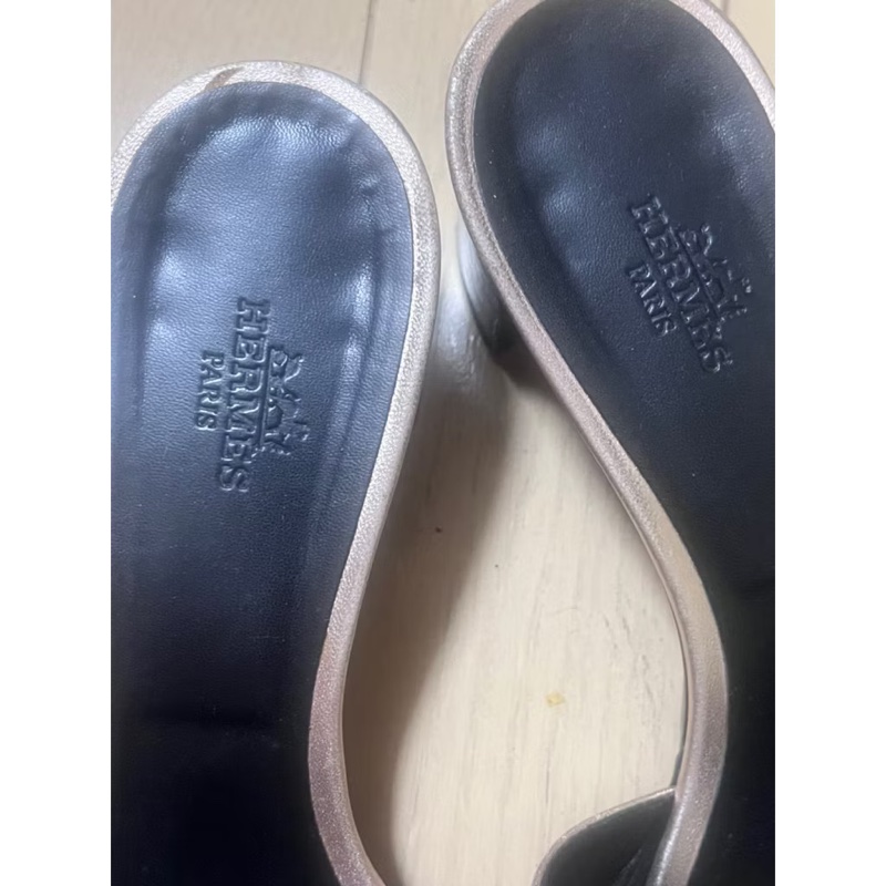 Hermès愛馬仕 H低跟拖鞋-7