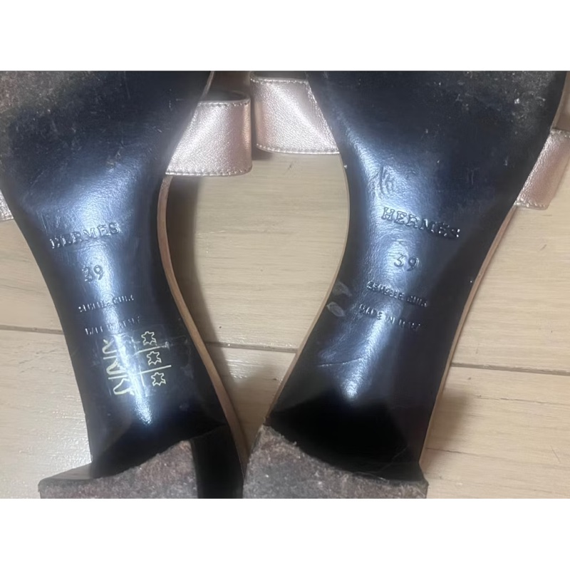 Hermès愛馬仕 H低跟拖鞋-8