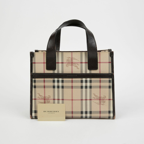 BURBERRY Nova 格紋手提包