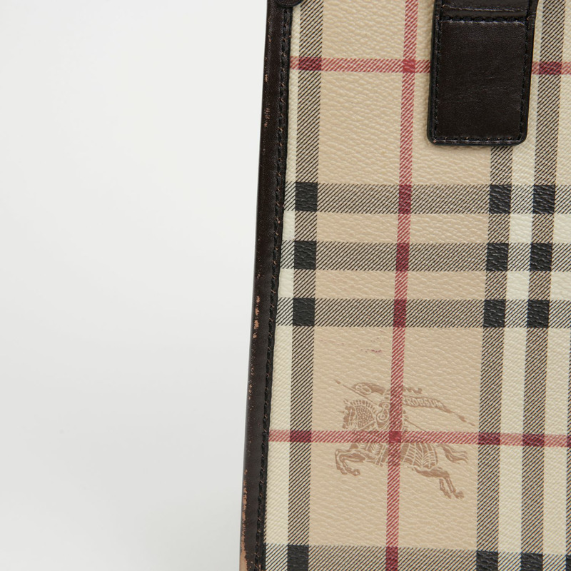 BURBERRY Nova 格紋手提包-7
