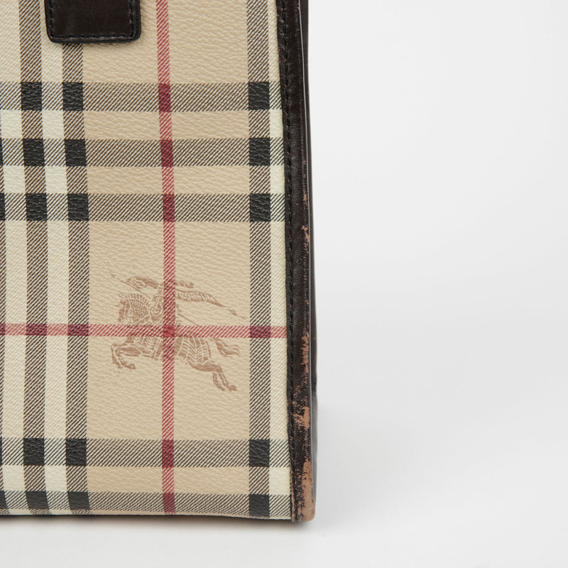 BURBERRY Nova 格紋手提包-9