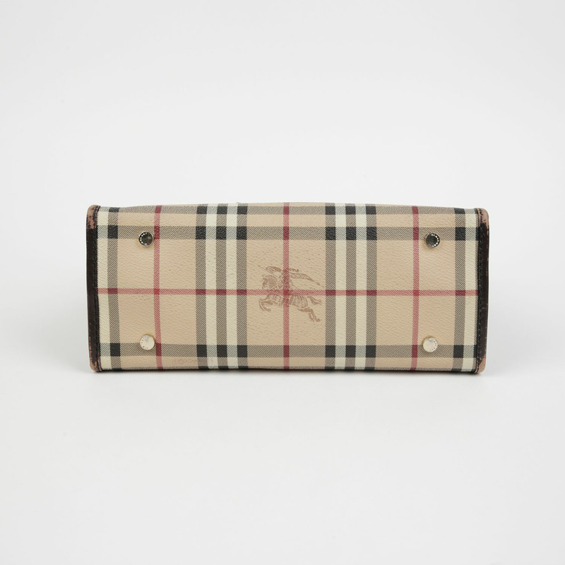 BURBERRY Nova 格紋手提包-13