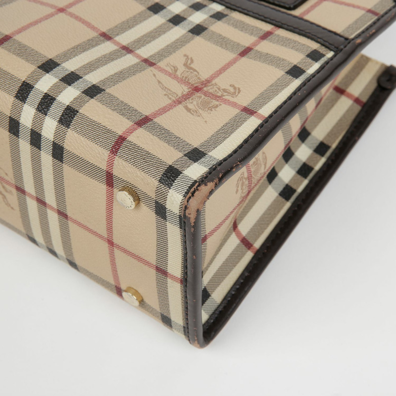 BURBERRY Nova 格紋手提包-15