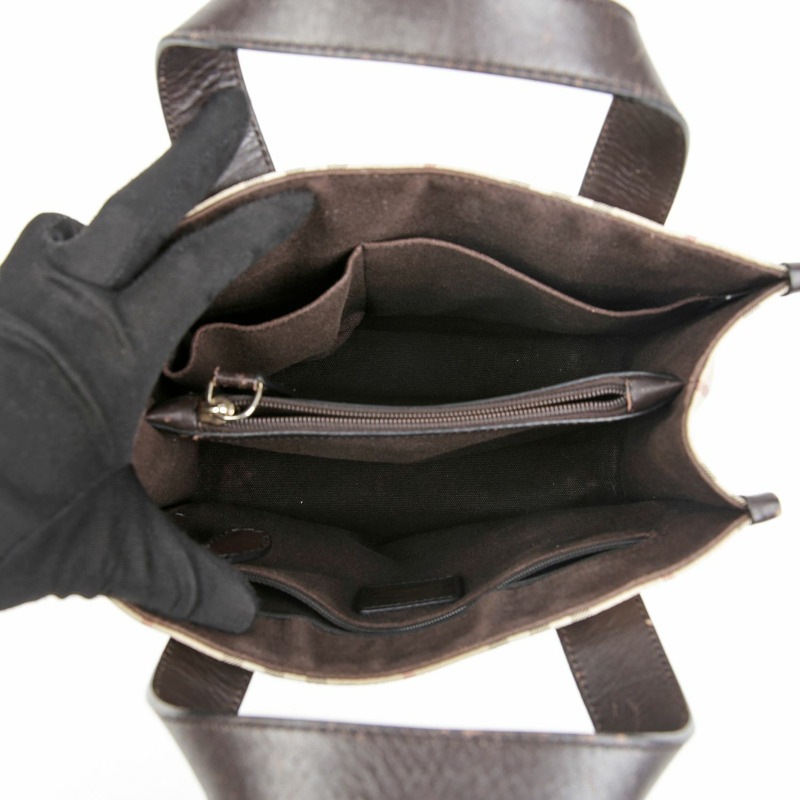 BURBERRY Nova 格紋手提包-21