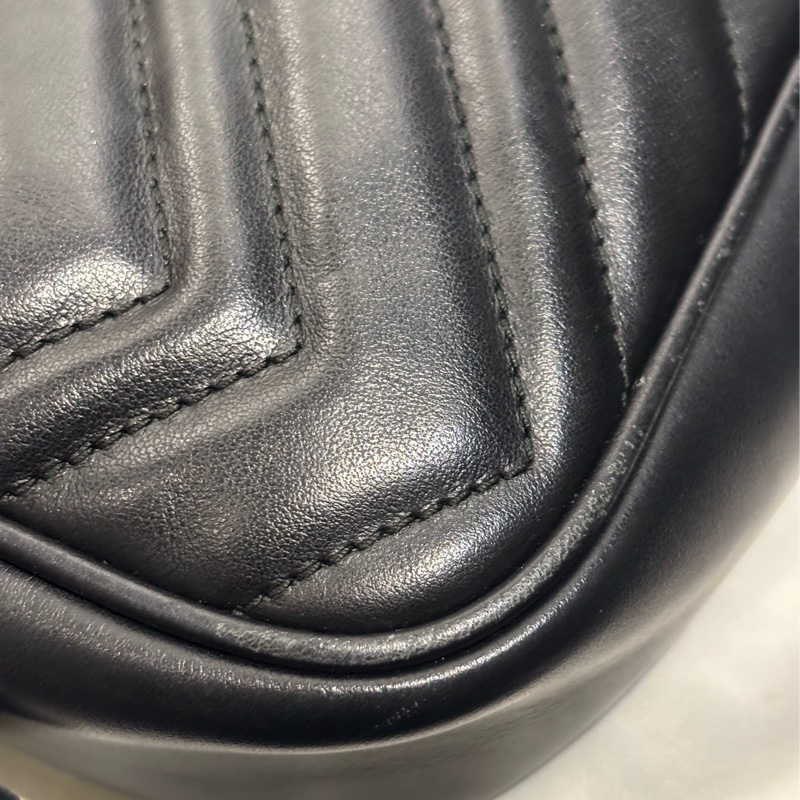 Gucci mini GG Marmont系列迷你相機包 馬夢18公分-9