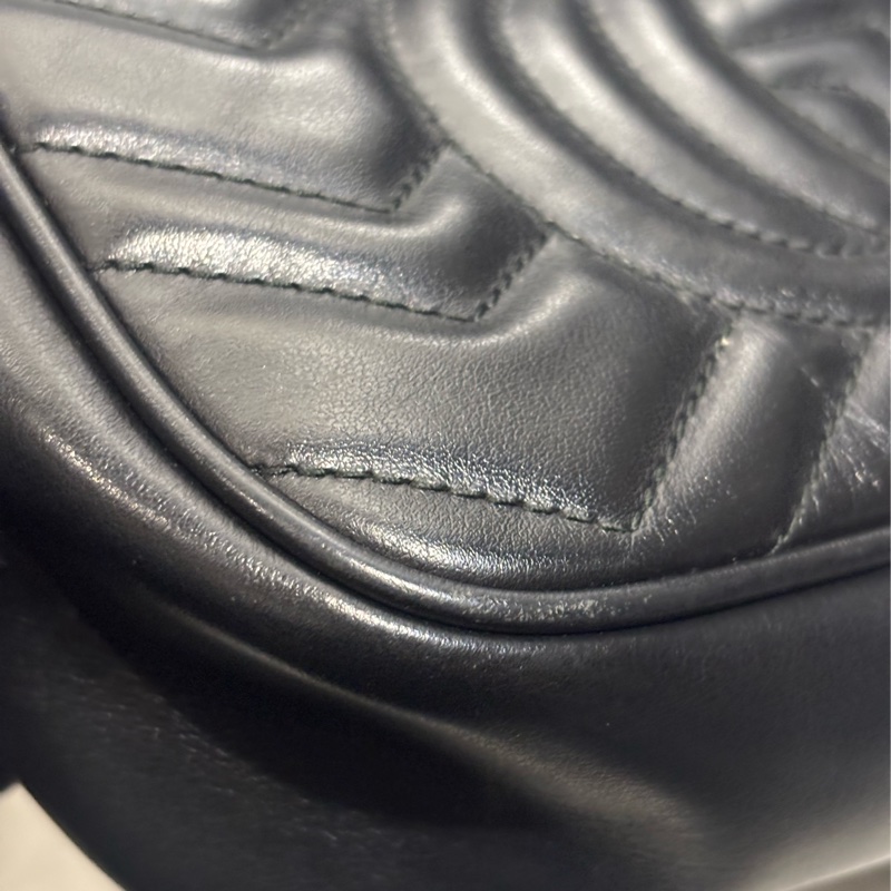 Gucci mini GG Marmont系列迷你相機包 馬夢18公分-14