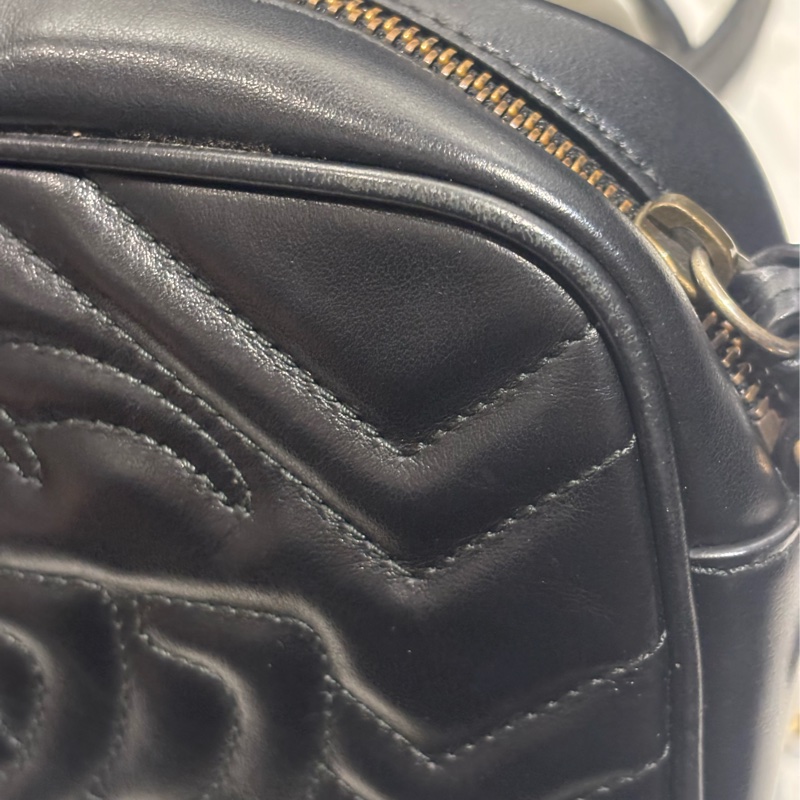 Gucci mini GG Marmont系列迷你相機包 馬夢18公分-15