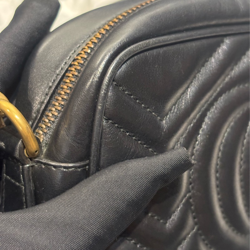 Gucci mini GG Marmont系列迷你相機包 馬夢18公分-16