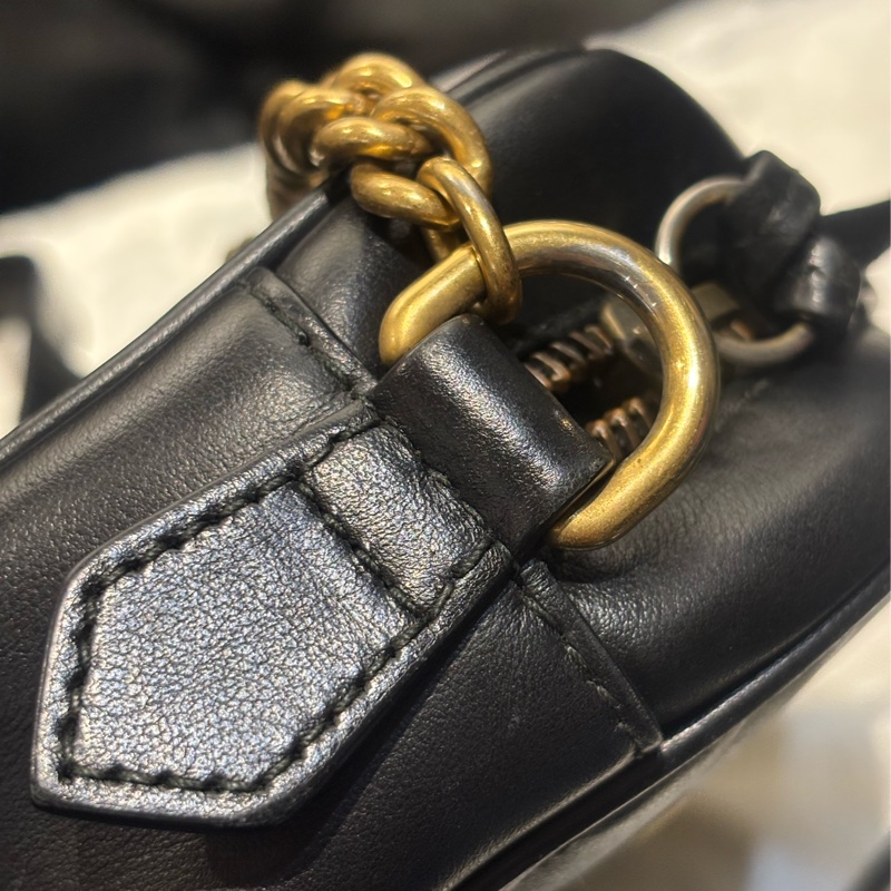 Gucci mini GG Marmont系列迷你相機包 馬夢18公分-22