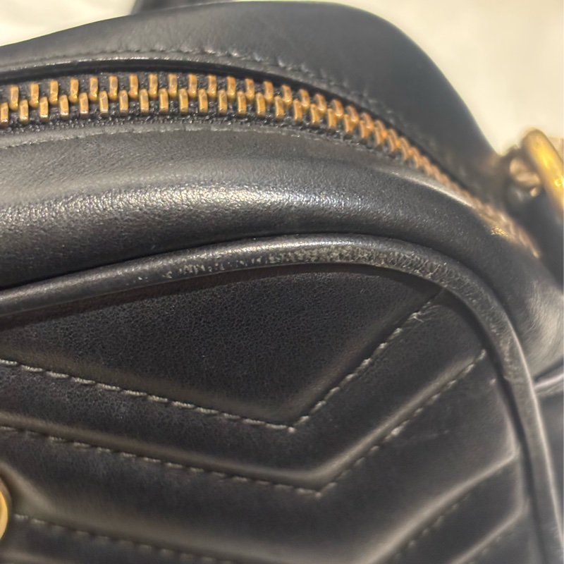 Gucci mini GG Marmont系列迷你相機包 馬夢18公分-35