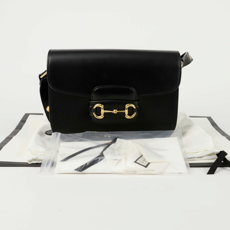 GUCCI Horsebit 1955 小號肩斜背包 602204-0