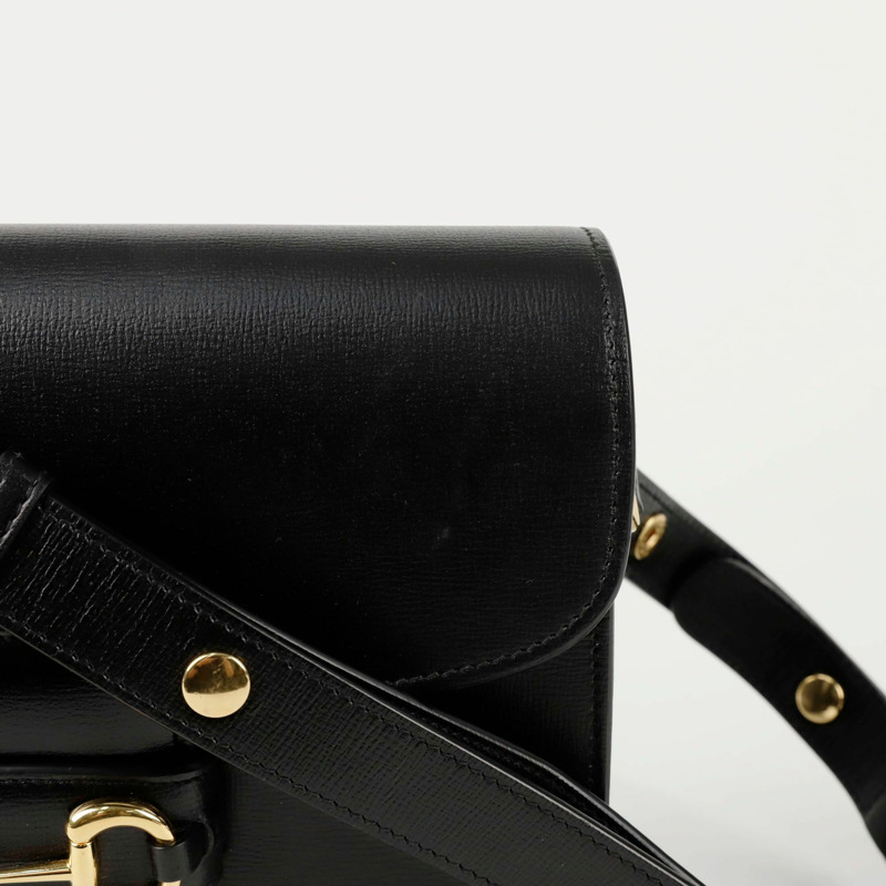 GUCCI Horsebit 1955 小號肩斜背包 602204-2