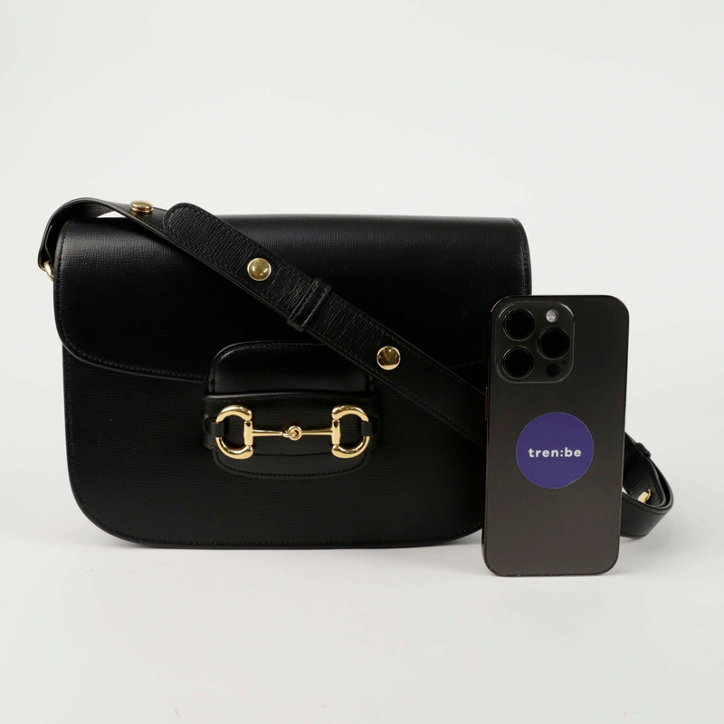 GUCCI Horsebit 1955 小號肩斜背包 602204-7