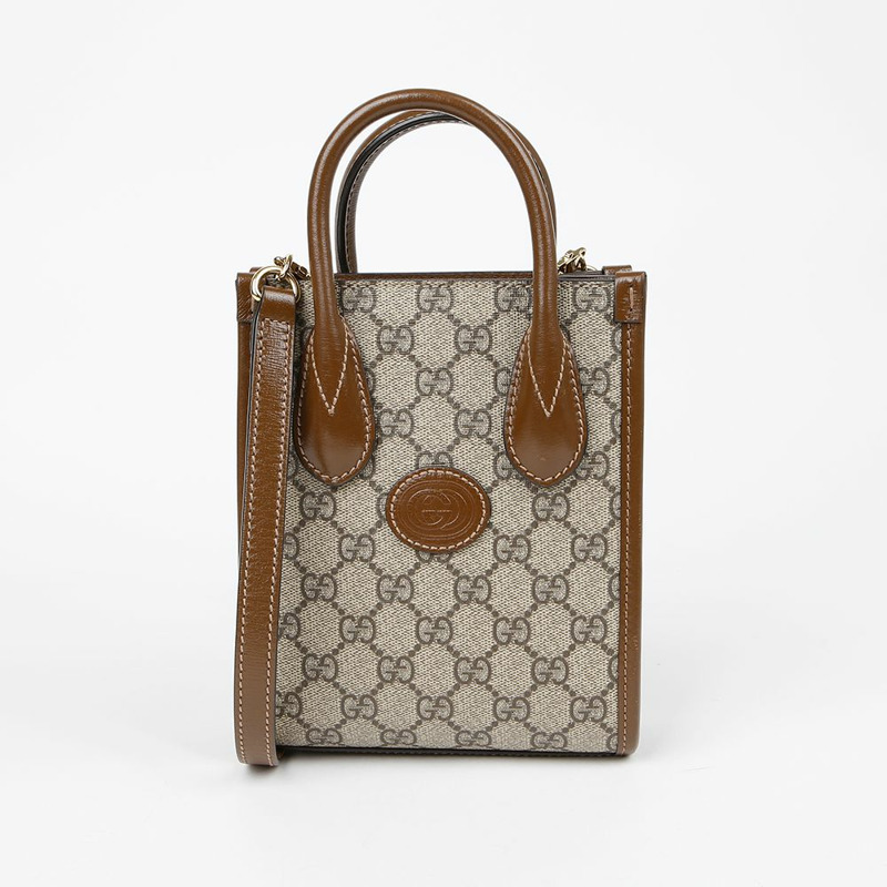 【包稅】GUCCI 互扣式G迷你手提單肩包 671623-1