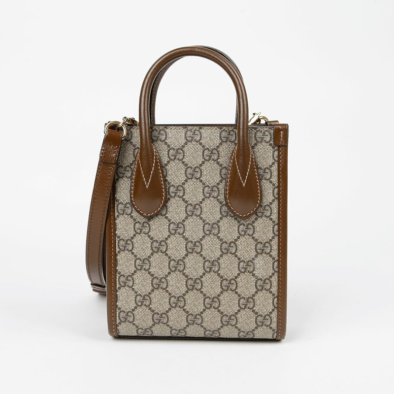 【包稅】GUCCI 互扣式G迷你手提單肩包 671623-4