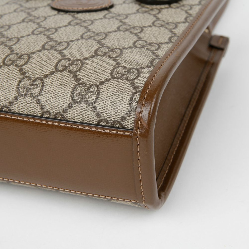 【包稅】GUCCI 互扣式G迷你手提單肩包 671623-7