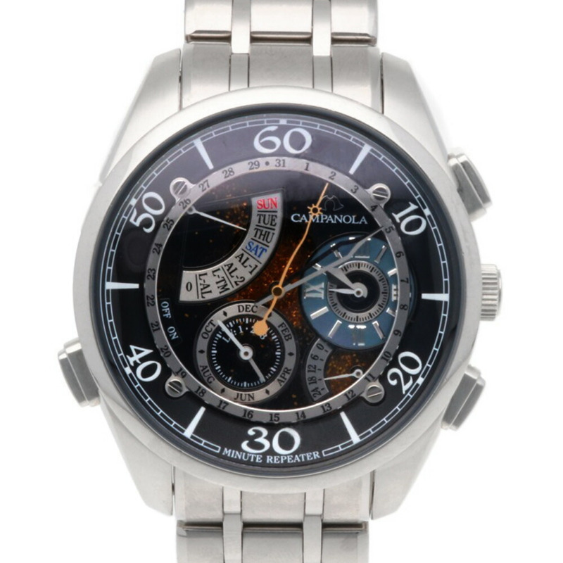 西鐵城 Campanola Seishun 男士三問報時腕錶,CITIZEN 不鏽鋼 CTR57-1171 石英機芯,翻新款-0