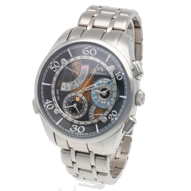 西鐵城 Campanola Seishun 男士三問報時腕錶,CITIZEN 不鏽鋼 CTR57-1171 石英機芯,翻新款-2