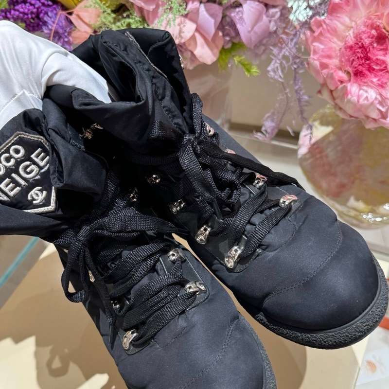 香奈兒雪靴黃金尺寸38-7