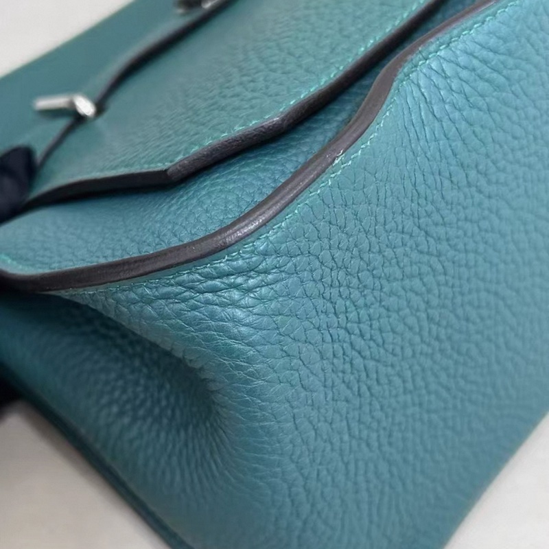 Hermes愛馬仕吉普賽31單肩斜挎包togo皮,深綠色,框R-1