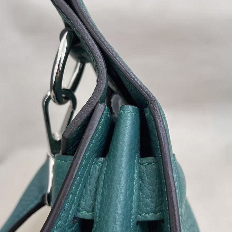 Hermes愛馬仕吉普賽31單肩斜挎包togo皮,深綠色,框R-2