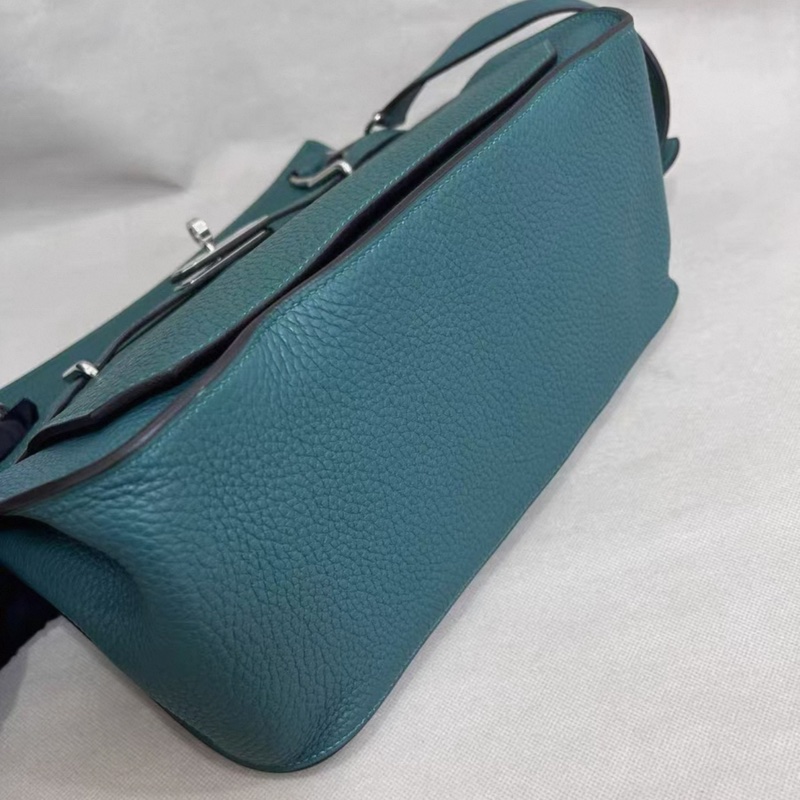 Hermes愛馬仕吉普賽31單肩斜挎包togo皮,深綠色,框R-3