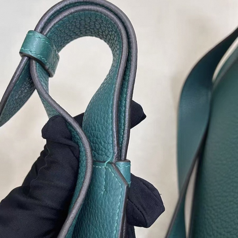 Hermes愛馬仕吉普賽31單肩斜挎包togo皮,深綠色,框R-6