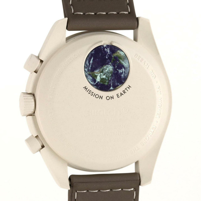 Swatch x Omega 地球任務沙漠 SO33T103 生物陶瓷石英錶-5