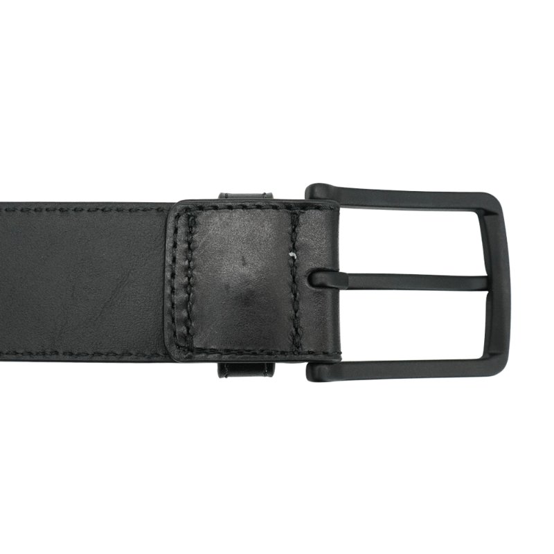 Bottega Veneta 編織牛皮黑方扣皮帶/腰帶(609182-黑)-5