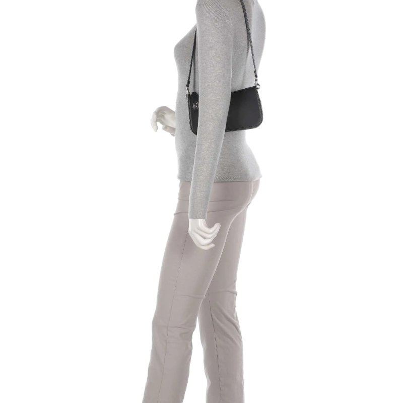 【Coach】專櫃經典款 Penn系列 光滑牛皮金屬轉扣閉合拉鍊單肩包/晚宴包-2