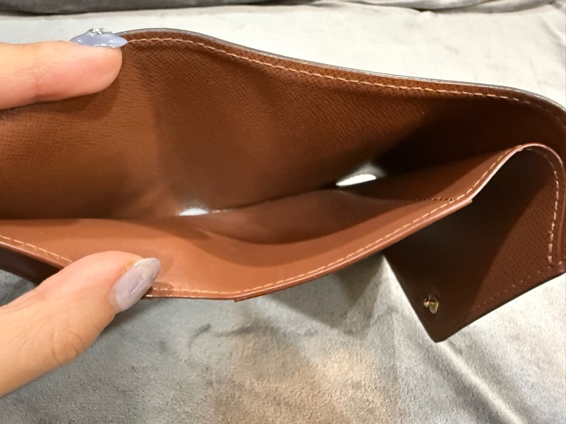 Louis Vuitton老花信封三折短夾-14