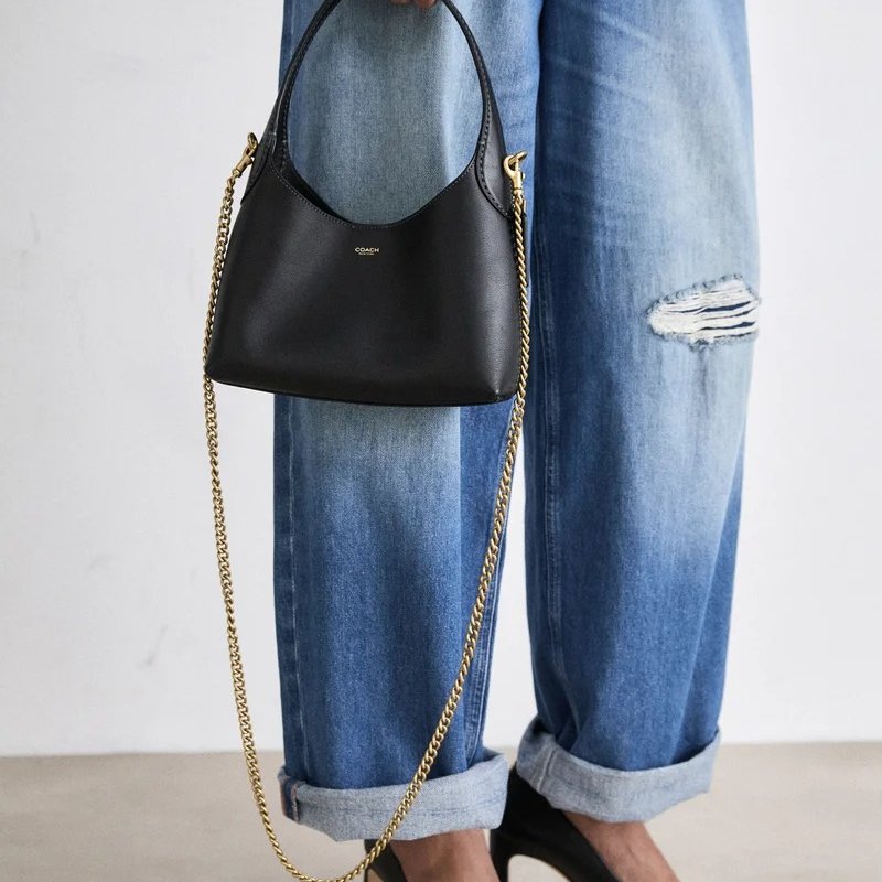 【Coach】專櫃經典款 BROOKLYN 23系列防刮皮革側背/單肩包-1