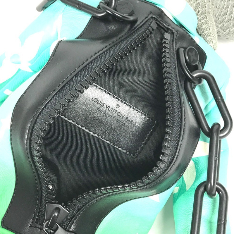 路易威登 M57496 LV Friend 斜背包,Zoom and Friends Adventure 肩背包,棉質皮革,多色,男女款-10