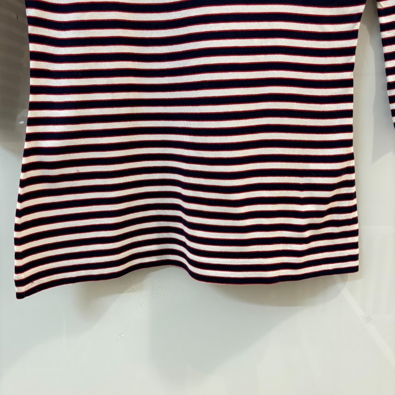 【美收精品】GUCCI 紅白藍條紋上衣 4-123【隔月月中將轉賣至日本 上架期限30天】-4