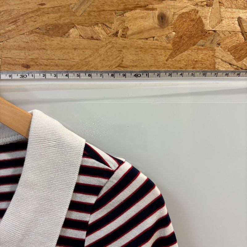 【美收精品】GUCCI 紅白藍條紋上衣 4-123【隔月月中將轉賣至日本 上架期限30天】-8