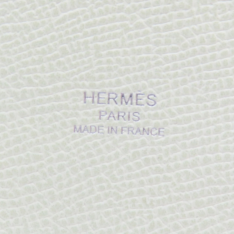 淺綠色 Epsom牛皮 Mini Medor 手提包 W刻 銀扣【HERMES 愛馬仕】-5