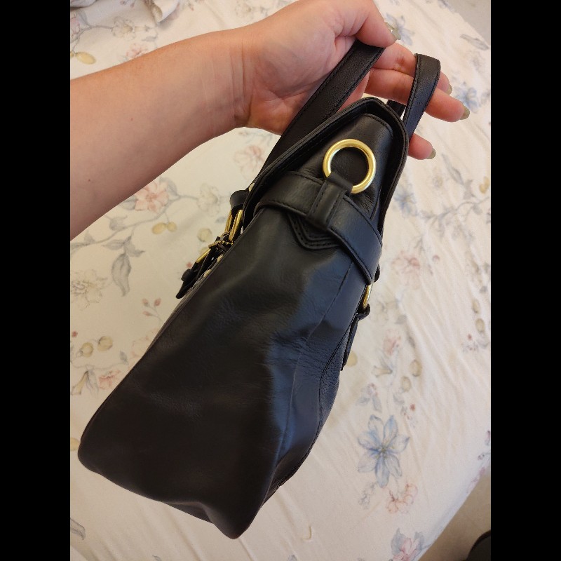 COACH 皮革手提肩背包-5