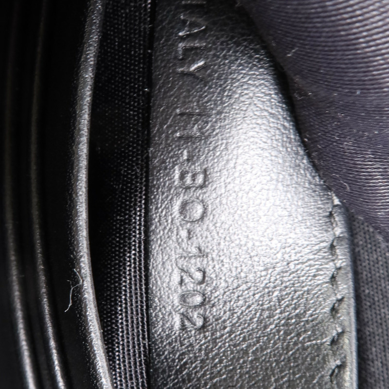 Dior 帆布Oblique Zipped Pouch銀扣肩背袋-13