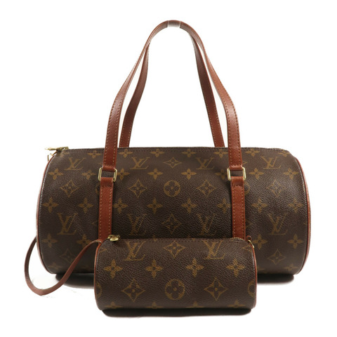 LOUIS VUITTON Monogram Papillon 30金扣手挽袋